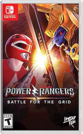 Front. Limited Run Games - Power Rangers: Battle for the Grid. - T (Teen 13+)