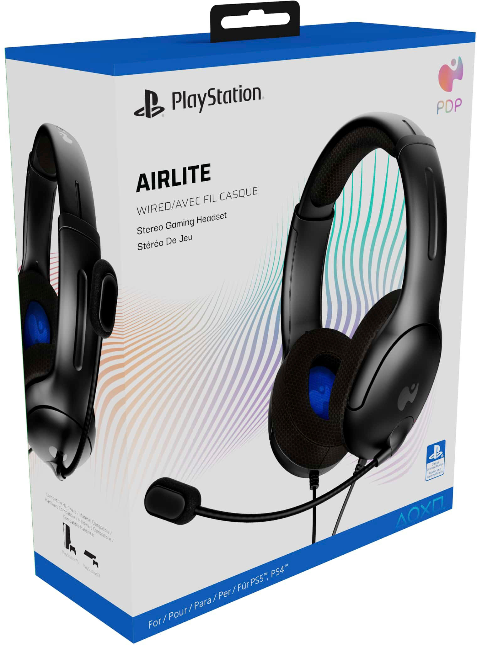 playstation 4 lvl40 black wired stereo gaming headset