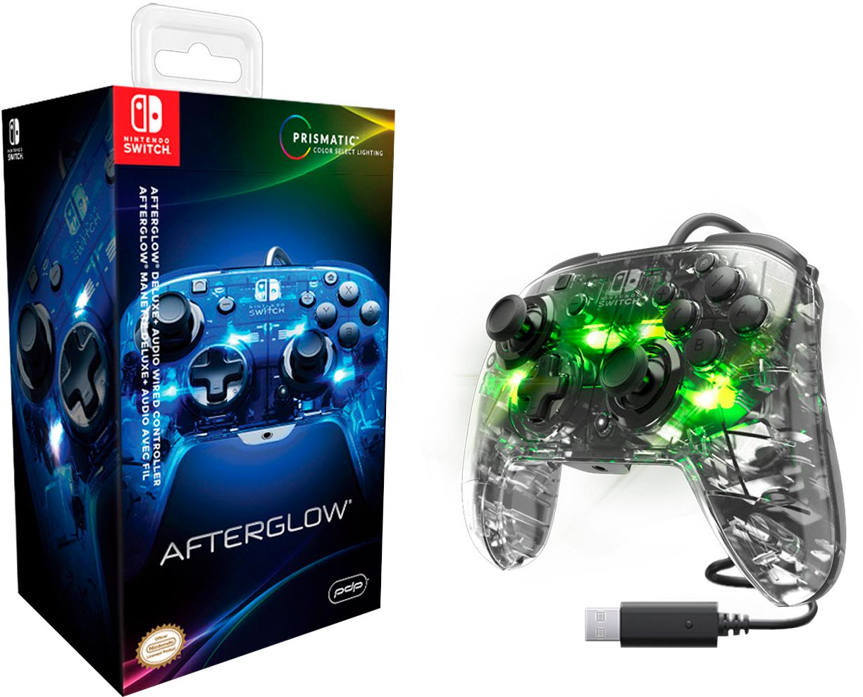 switch pro controller glowing blue