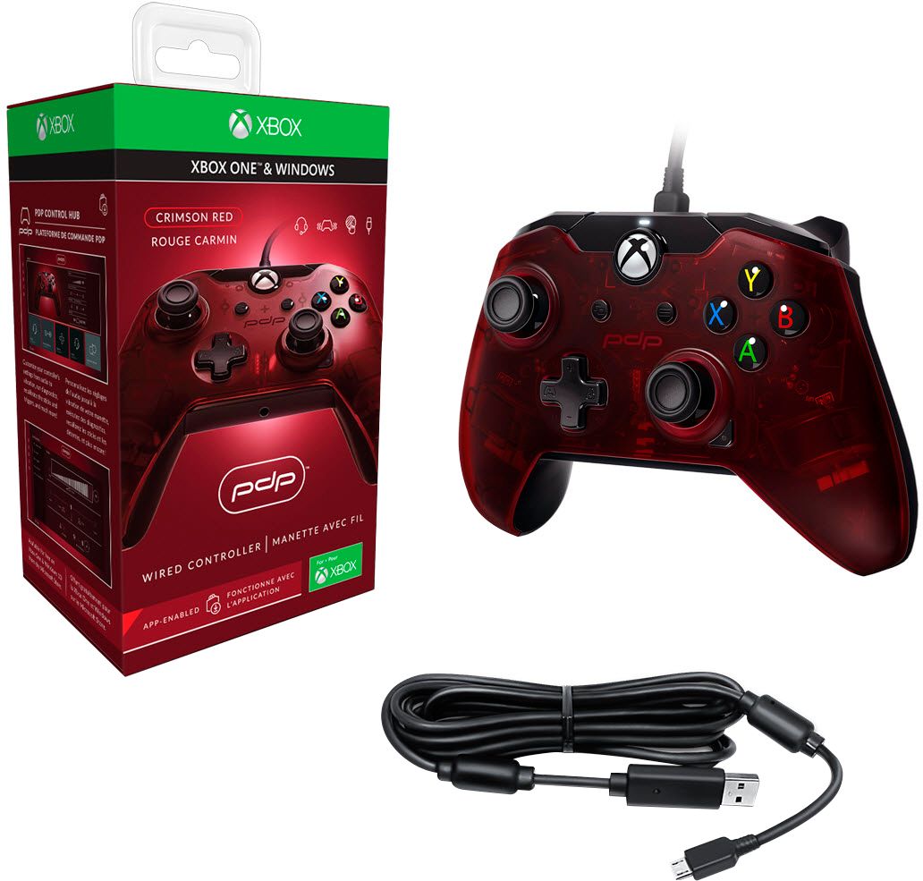 xbox one x controller red