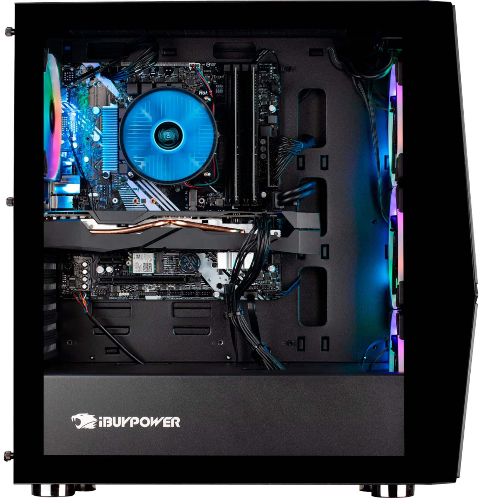 Alt View 11. iBUYPOWER - Gaming Desktop - Intel Core i7-9700F - 16GB Memory - NVIDIA GeForce RTX 2070 SUPER - 1TB HDD + 480GB Solid State Drive.