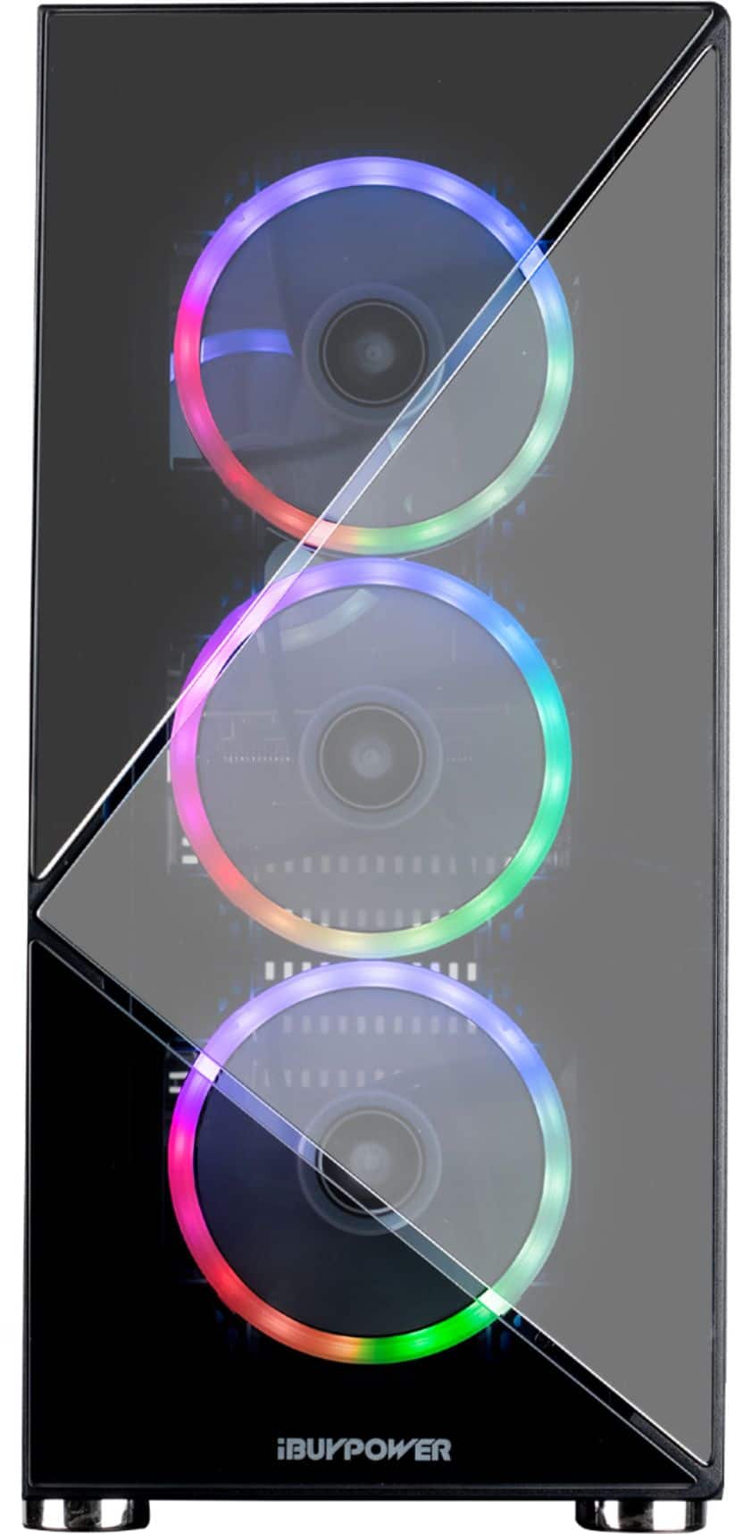 Alt View 2. iBUYPOWER - Gaming Desktop - Intel Core i7-9700F - 16GB Memory - NVIDIA GeForce RTX 2070 SUPER - 1TB HDD + 480GB Solid State Drive.