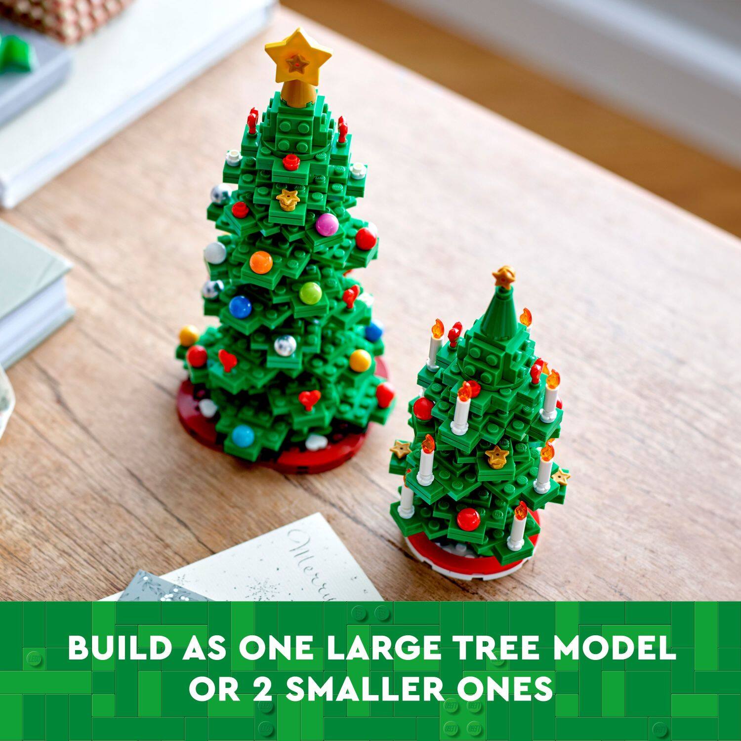 Build as one large tree model or 2 smaller ones.