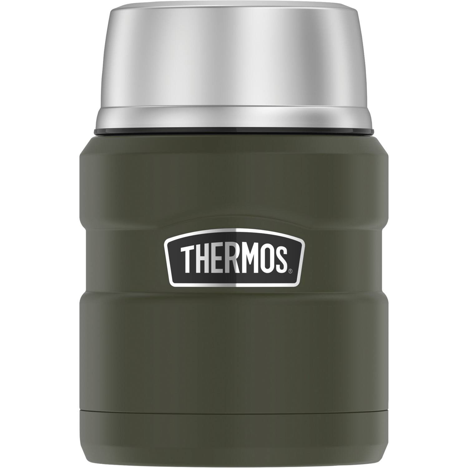 Alt View 5. Thermos - Thermos 16 oz Stainless King Insulated Food Jar Container - Matte Army Green - Matte Army Green.