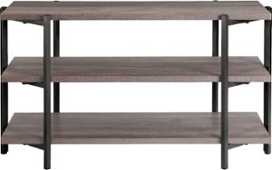 Insignia™ - TV Cabinet for Most TVs Up to 50" - Dark Wood - Front_Zoom