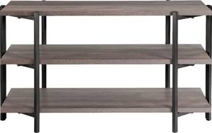 Insignia™ - TV Cabinet for Most TVs Up to 50" - Dark Wood - Front_Zoom