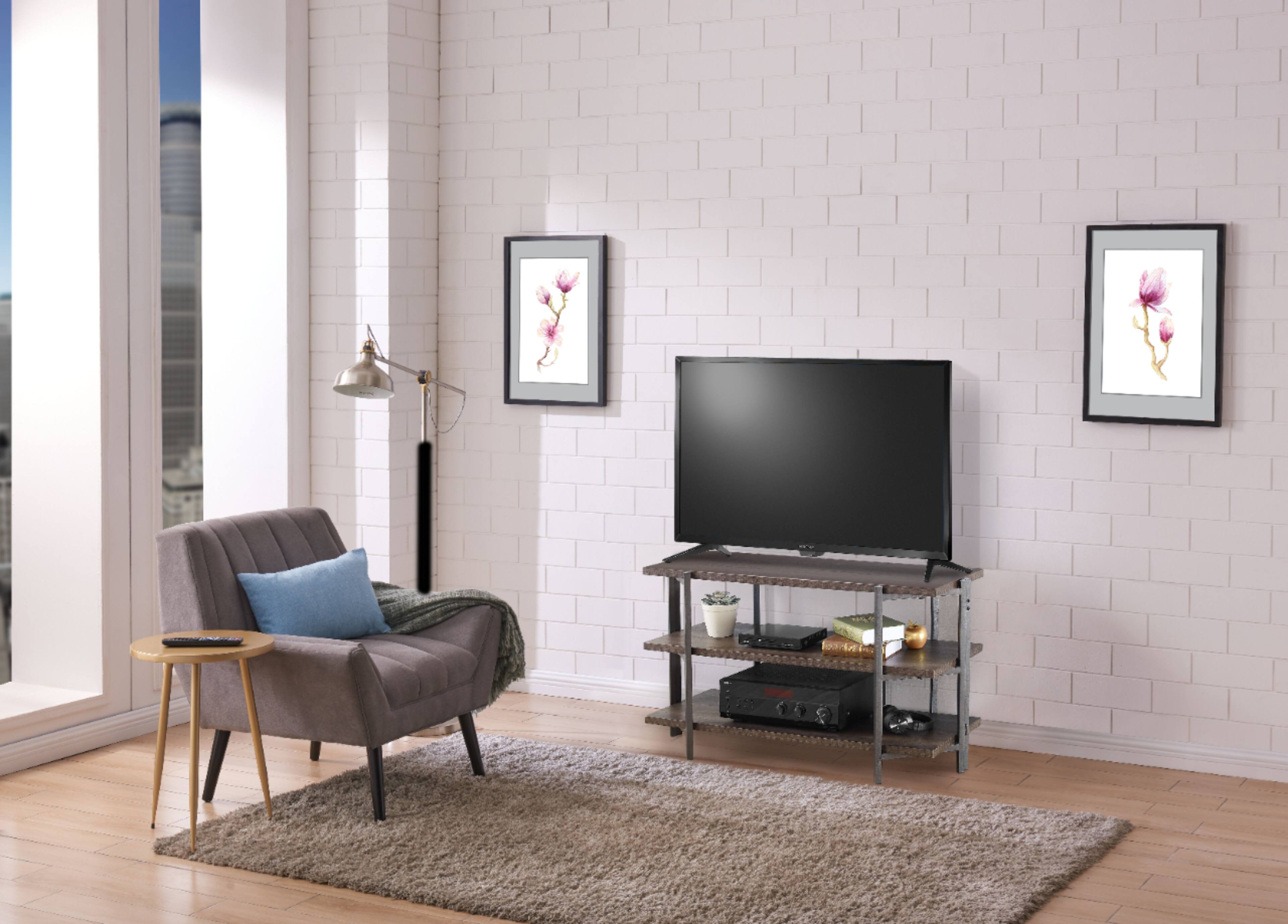 Alt View 14. Insignia™ - TV Cabinet for Most TVs Up to 50" - Dark Wood.