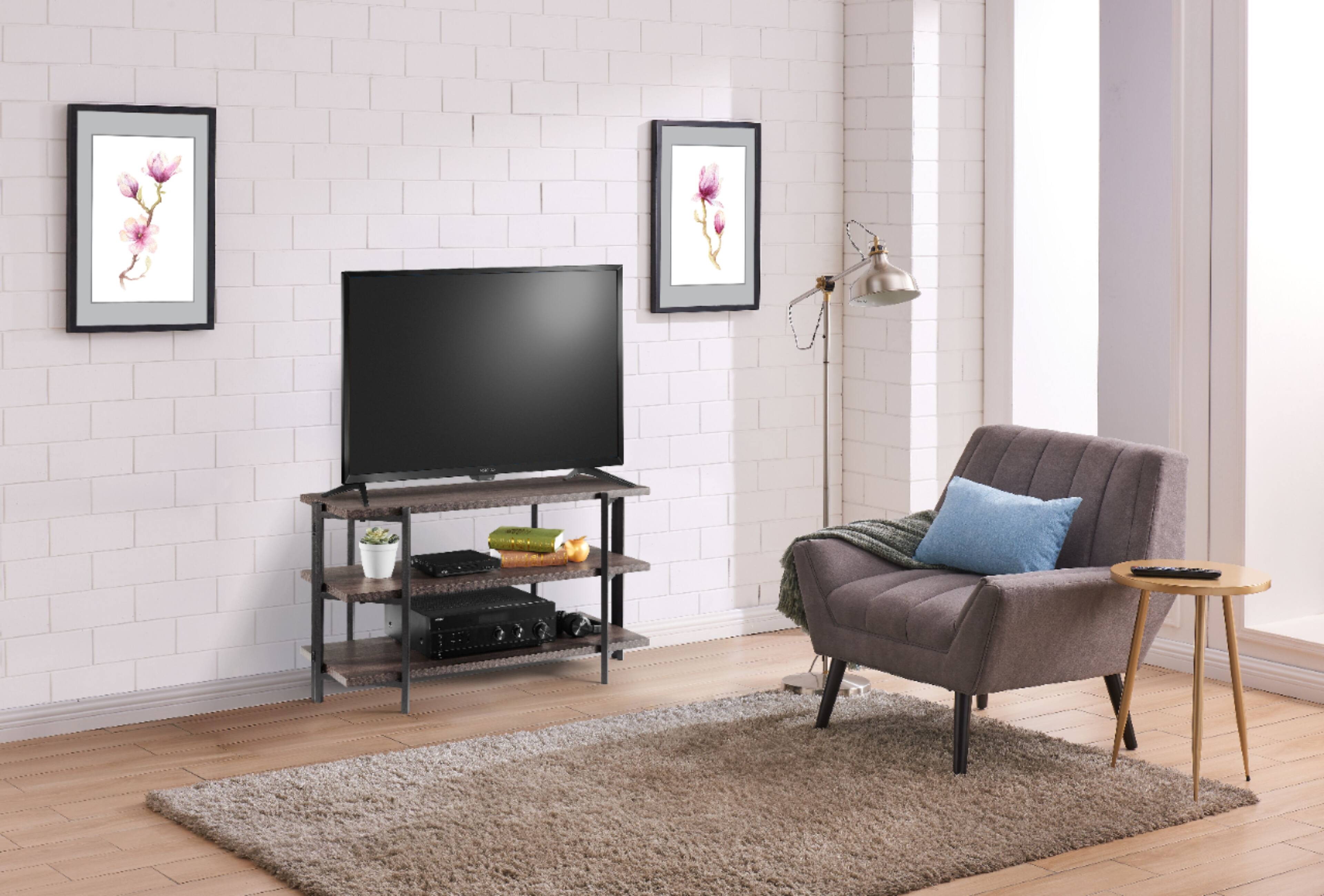 Alt View 16. Insignia™ - TV Cabinet for Most TVs Up to 50" - Dark Wood.