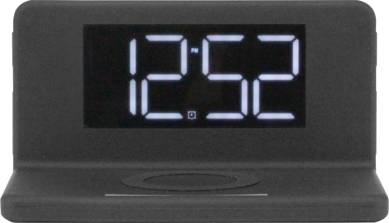 Alarm Clock with Nightlight and Qi Wireless Charging ABQC03F - Buy
