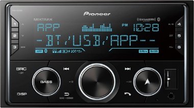 Pioneer - In-dash Bluetooth® Audio Digital Media (ADM) Receiver - Black - Front_Zoom