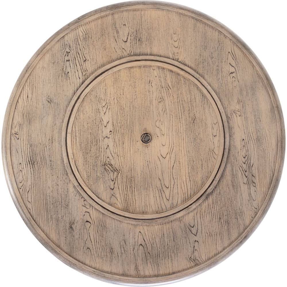 Alt View 12. Fire Sense - Thatcher Round Aluminum LPG Fire Pit - Driftwood.