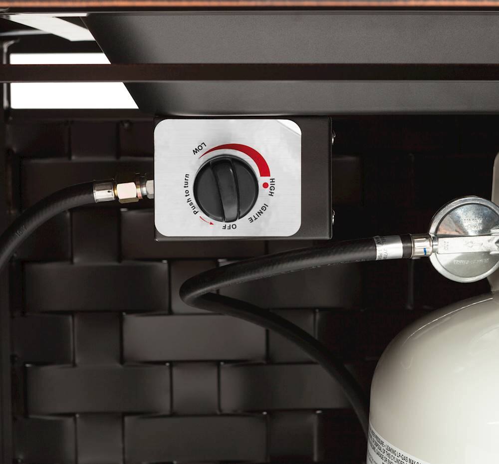 Alt View 18. Fire Sense - Armstrong LPG Fire Pit - Antique Bronze.