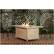 Alt View 17. Fire Sense - Sawyer Rectangular Aluminum LPG Fire Pit - Driftwood.