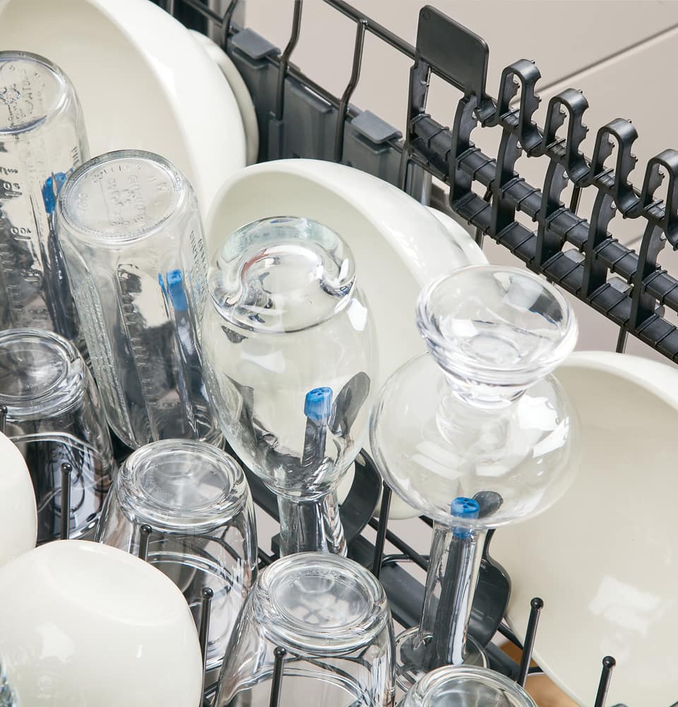 Alt View 18. GE - Profile Series 24" Tall Tub Built-In Dishwasher with Stainless Steel Tub - Slate.