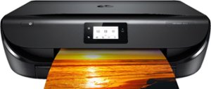 HP - Envy 5014 Wireless All-In-One Printer with $10 of Instant Ink Included - Black - Front_Zoom
