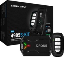 Compustar - 2-Way CSX Remote Start System/LTE Module - Installation Included - Black - Front_Zoom