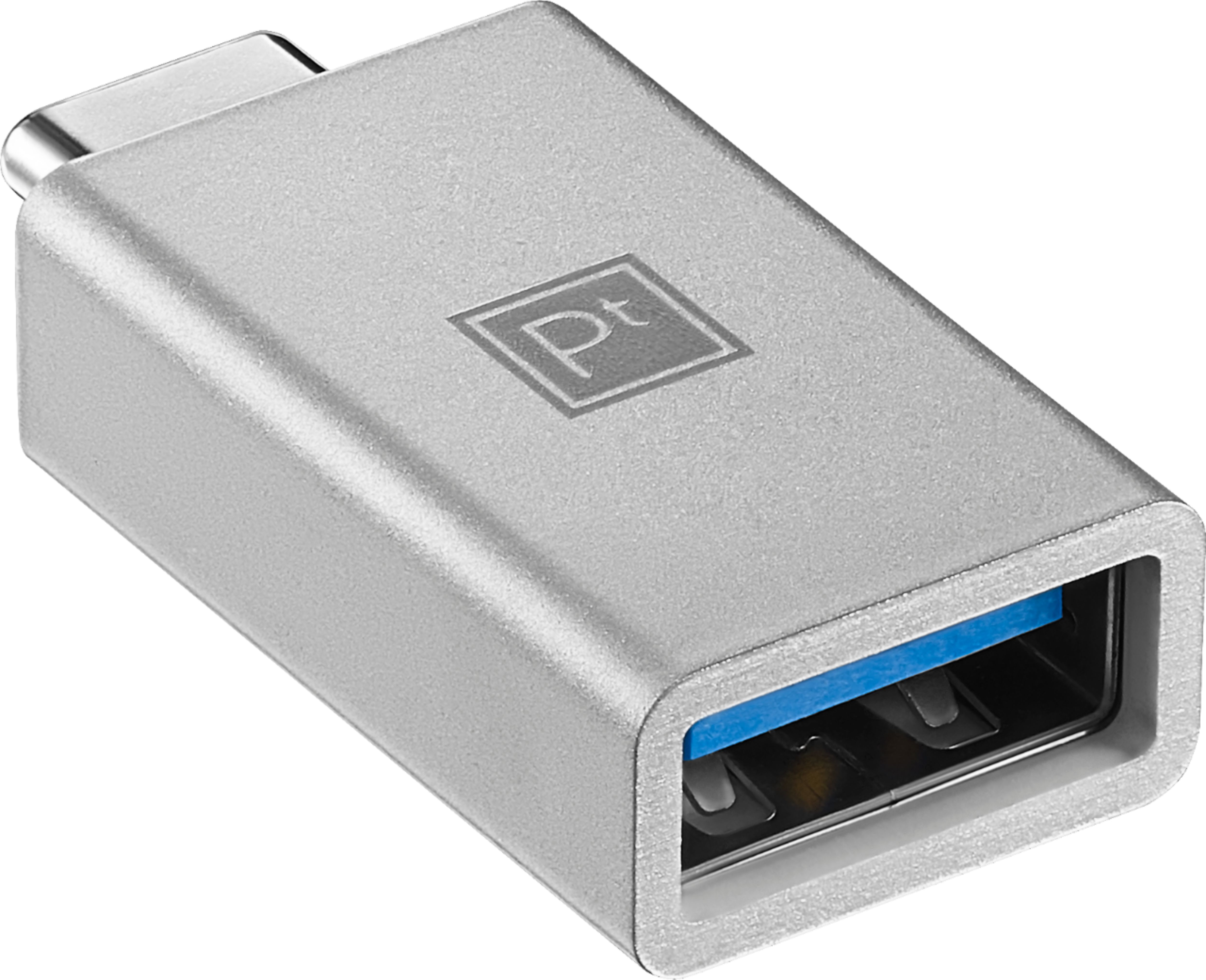Identiteit etiquette contrast Platinum™ USB A to USB C Adapter, USB 3.0 Spec Gray PT-PACA - Best Buy