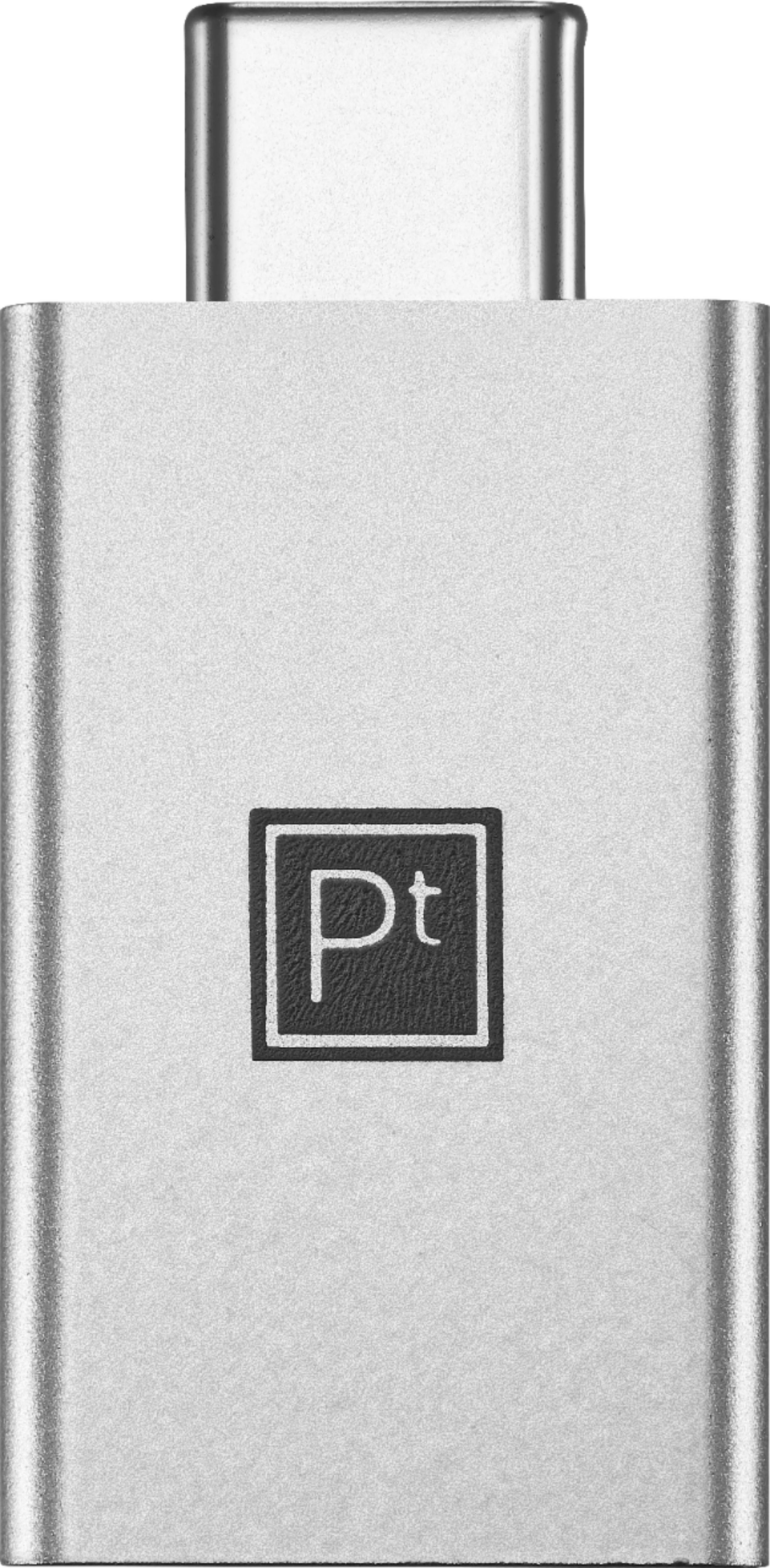 Alt View 1. Platinum™ - USB A to USB C Adapter, USB 3.0 Spec - Gray.