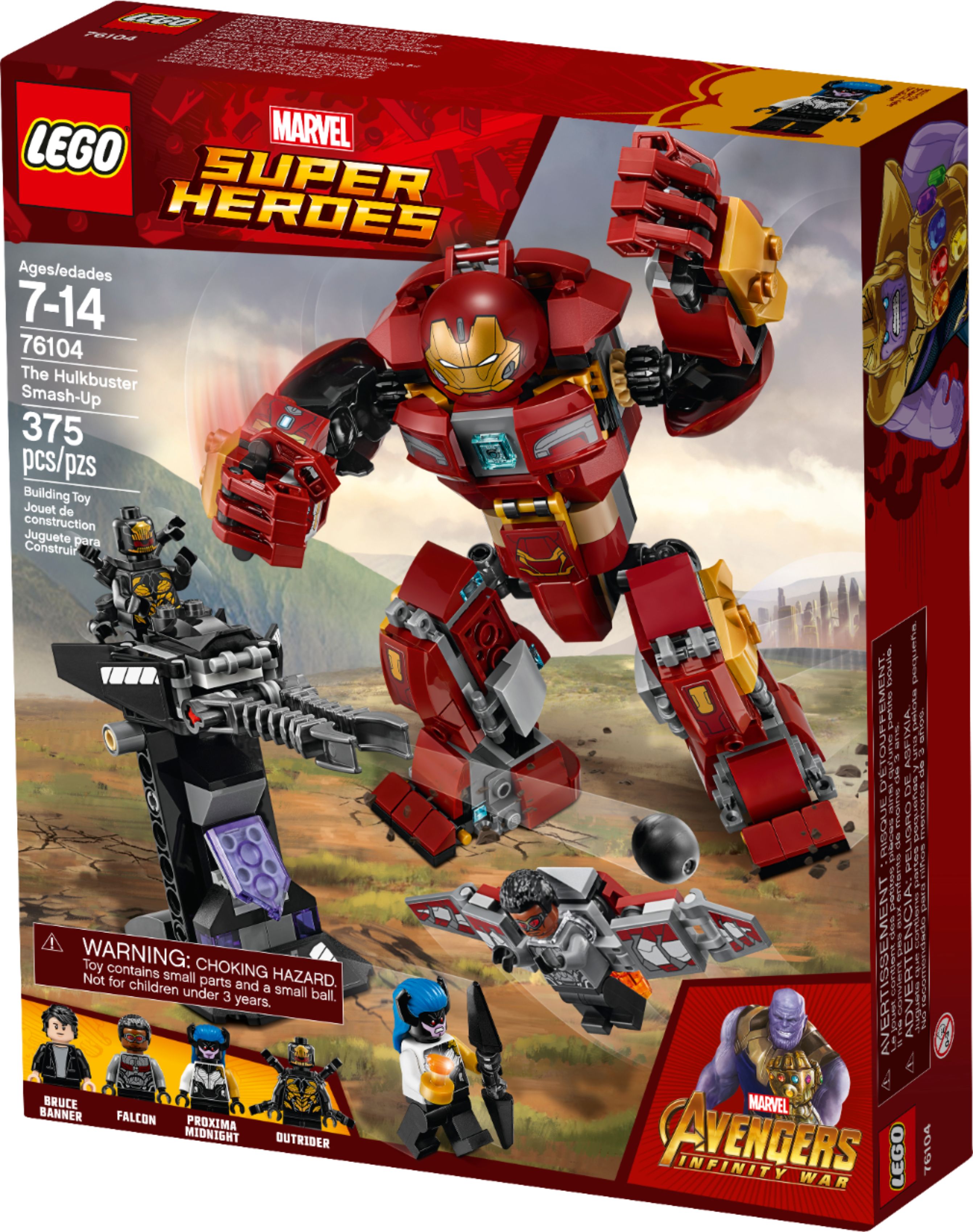 lego marvel super heroes 76104 avengers the hulkbuster smash up