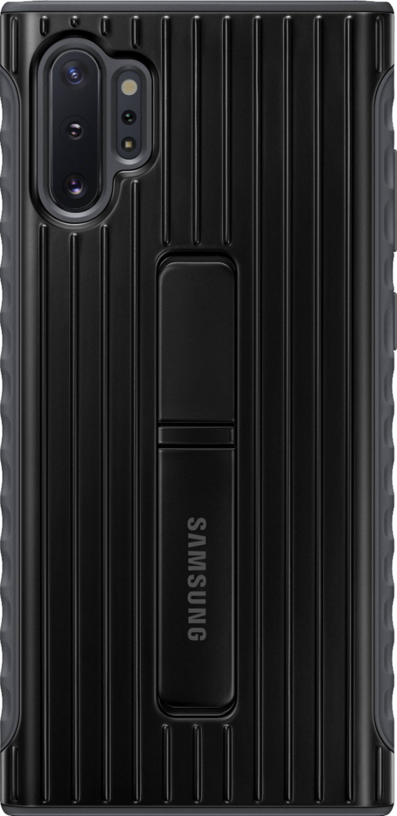 Alt View 1. Samsung - Rugged Protective Cover for Samsung Galaxy Note10+ and Note10+ 5G - Black.