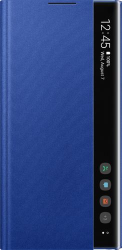 S-View Flip Cover Case for Samsung Galaxy Note10+ and Note10+ 5G - Blue was $49.99 now $32.99 (34.0% off)
