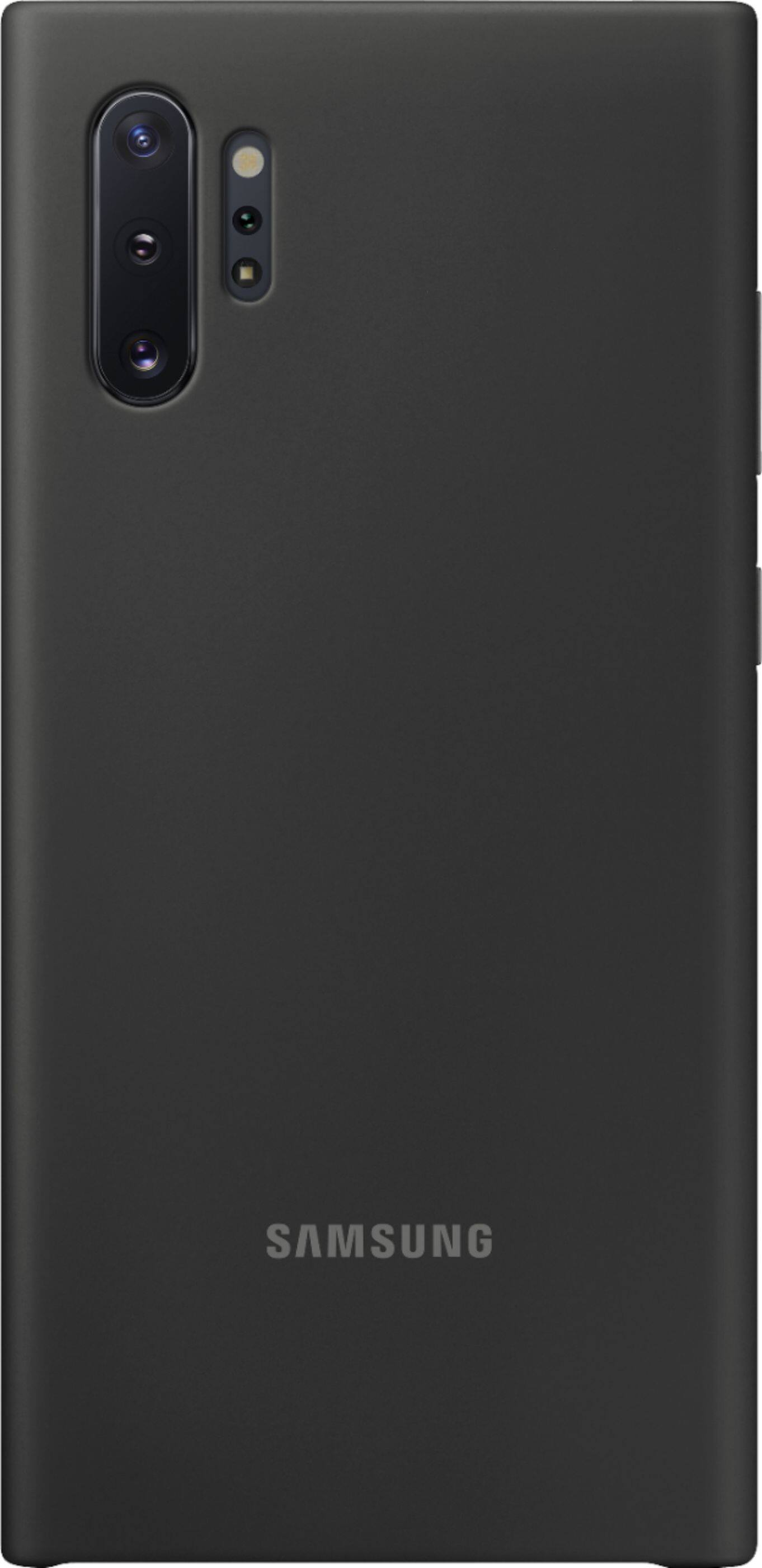 Alt View 1. Samsung - Silicone Case for Samsung Galaxy Note10+ and Note10+ 5G - Black.