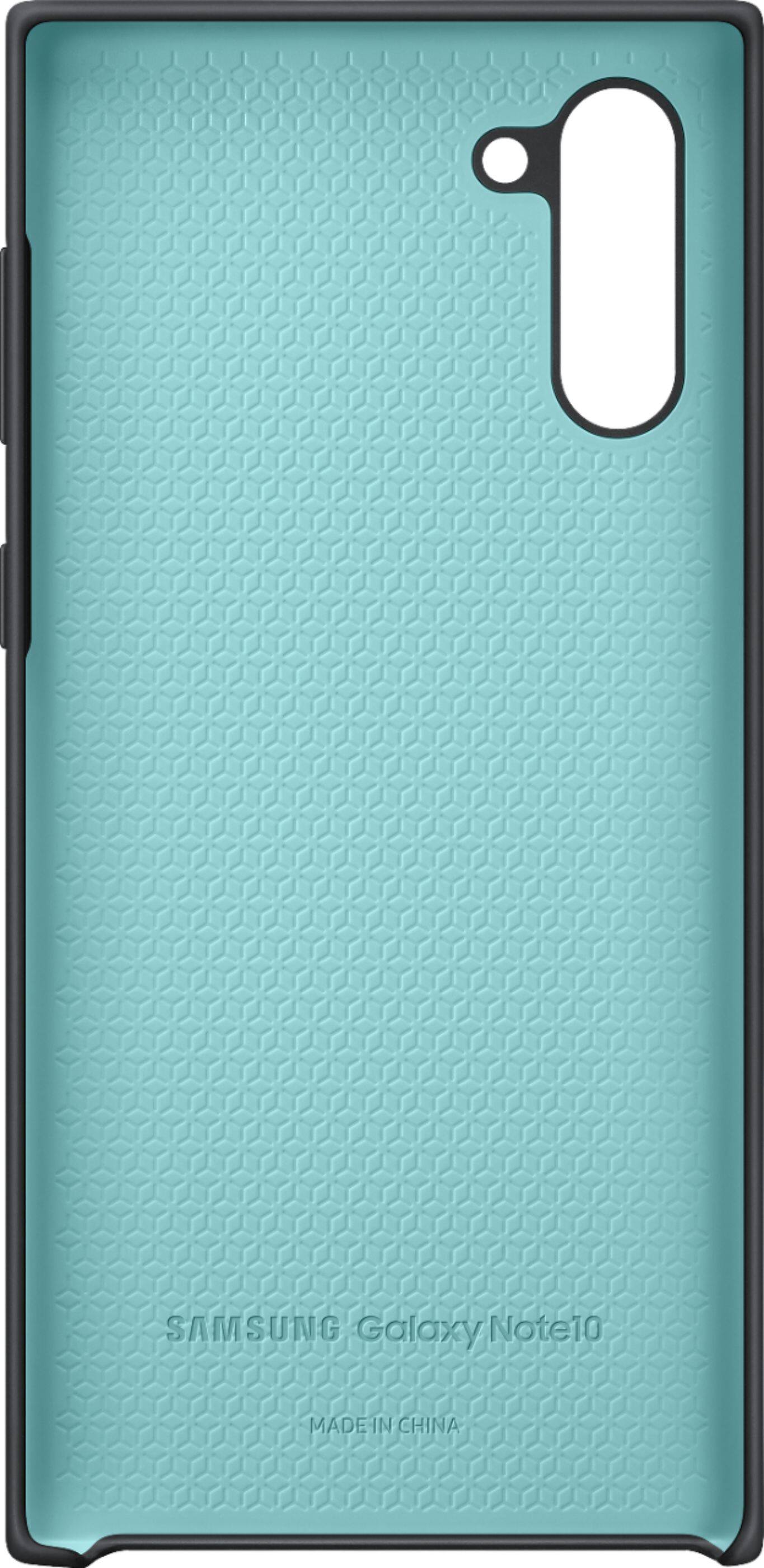 Alt View 3. Samsung - Silicone Case for Samsung Galaxy Note10 Cell Phones - Black.