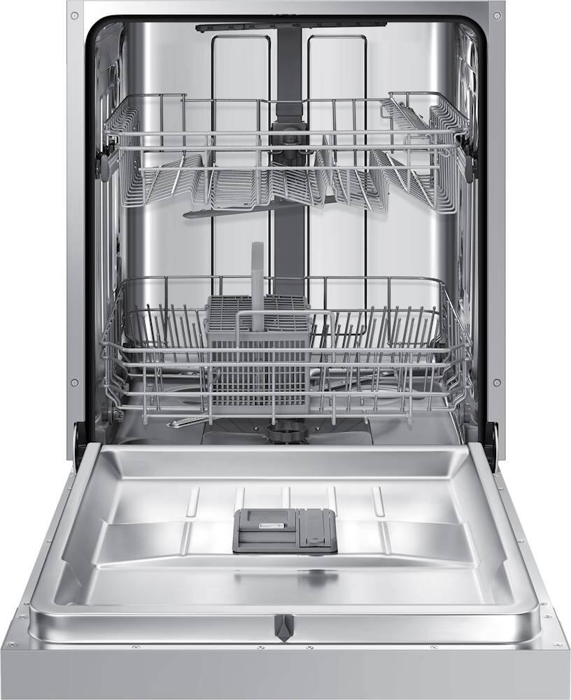 Alt View 12. Samsung - Front Control Built-In Stainless Steel Tub Dishwasher with Integrated Digital Touch Controls, 52 dBA - Stainless steel.