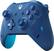 Left. Microsoft - Wireless Controller for Xbox One and Windows 10 - Sport Blue Special Edition.