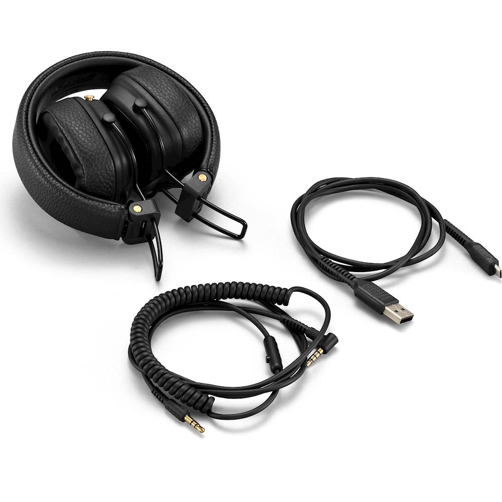 Best Buy: Marshall Major III Wired On-Ear Headphones Black 04092182