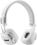 Front. Marshall - Major III Bluetooth Wireless On-Ear Headphones - White.
