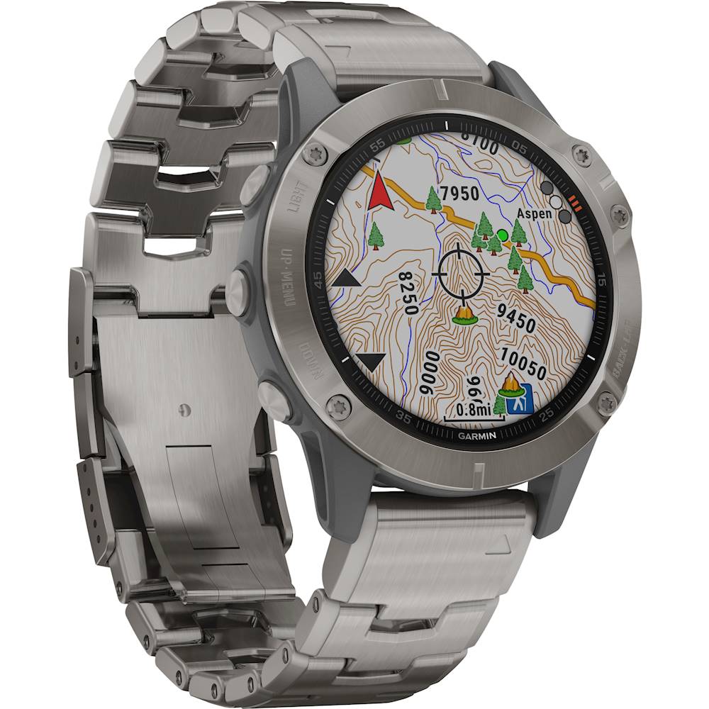 Garmin fēnix 6 Sapphire Smartwatch 47mm Fiber-Reinforced Polymer ...