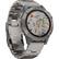 Angle. Garmin - fēnix 6 Sapphire Smartwatch 47mm Fiber-Reinforced Polymer - Titanium With Vented Titanium Bracelet.