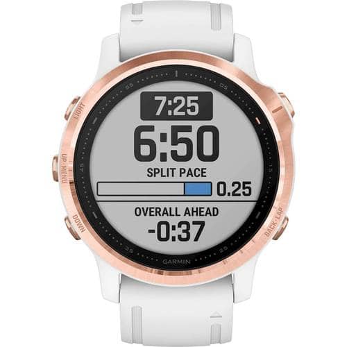 Garmin fenix 6s Pro Rose Gold - White Band