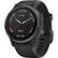 Left. Garmin - fēnix 6S Sapphire GPS Smartwatch 30mm Fiber-Reinforced Polymer - Carbon Gray DLC with Black Silicone Band.