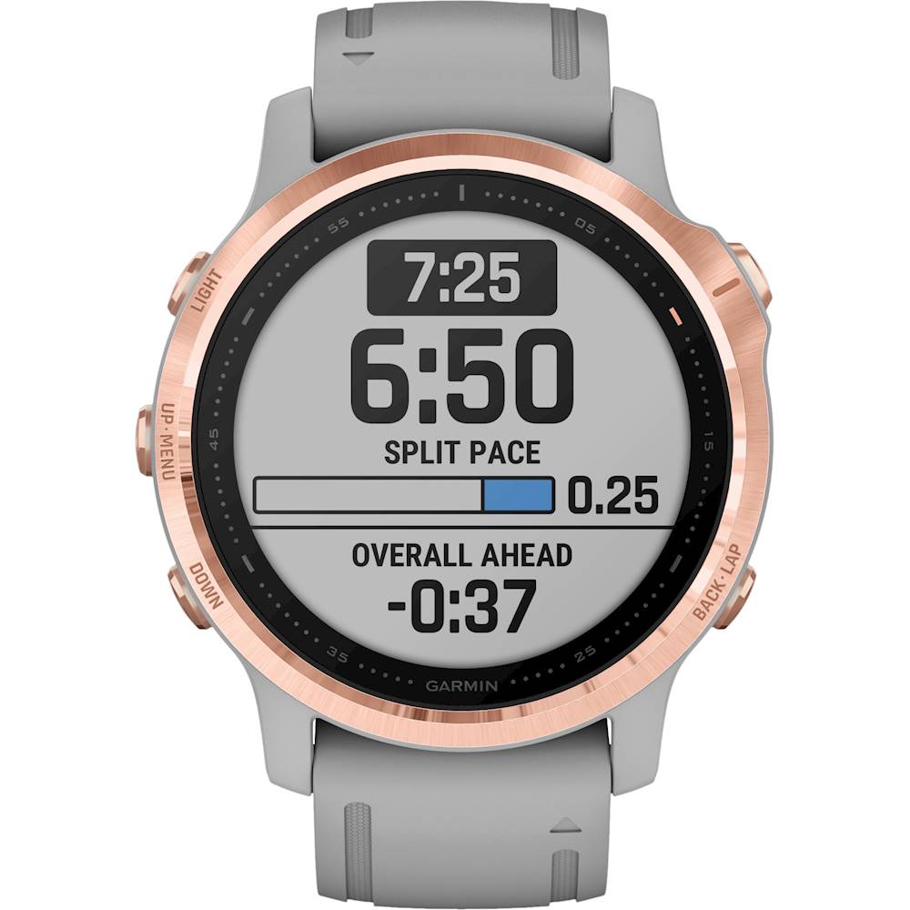 Best Buy: Garmin fēnix 6S Sapphire GPS Smartwatch 42mm Fiber-Reinforced  Polymer Rose Gold 010-02159-20