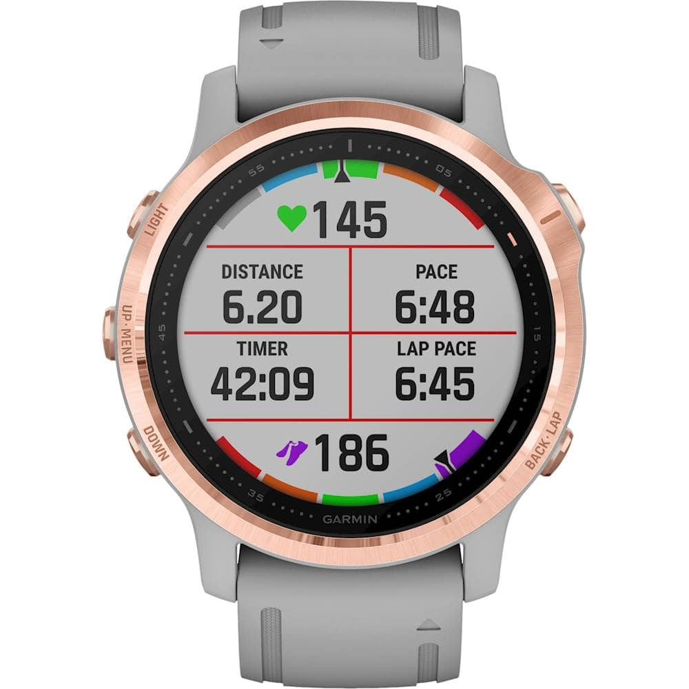 får håndled metrisk Best Buy: Garmin fēnix 6S Sapphire GPS Smartwatch 42mm Fiber-Reinforced  Polymer Rose Gold 010-02159-20