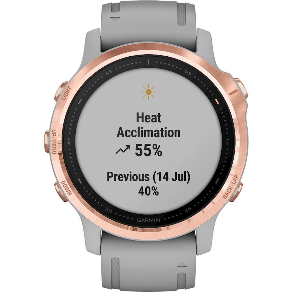 Best Buy: Garmin 6S Sapphire GPS 42mm Polymer Rose Gold