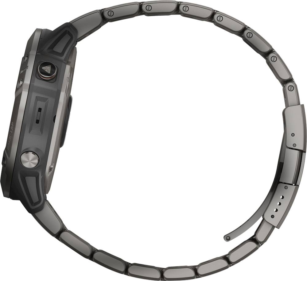 Garmin Fenix 6X Pro Solar Titane et bracelet cuir QuickFit 26 mm offert pas  cher
