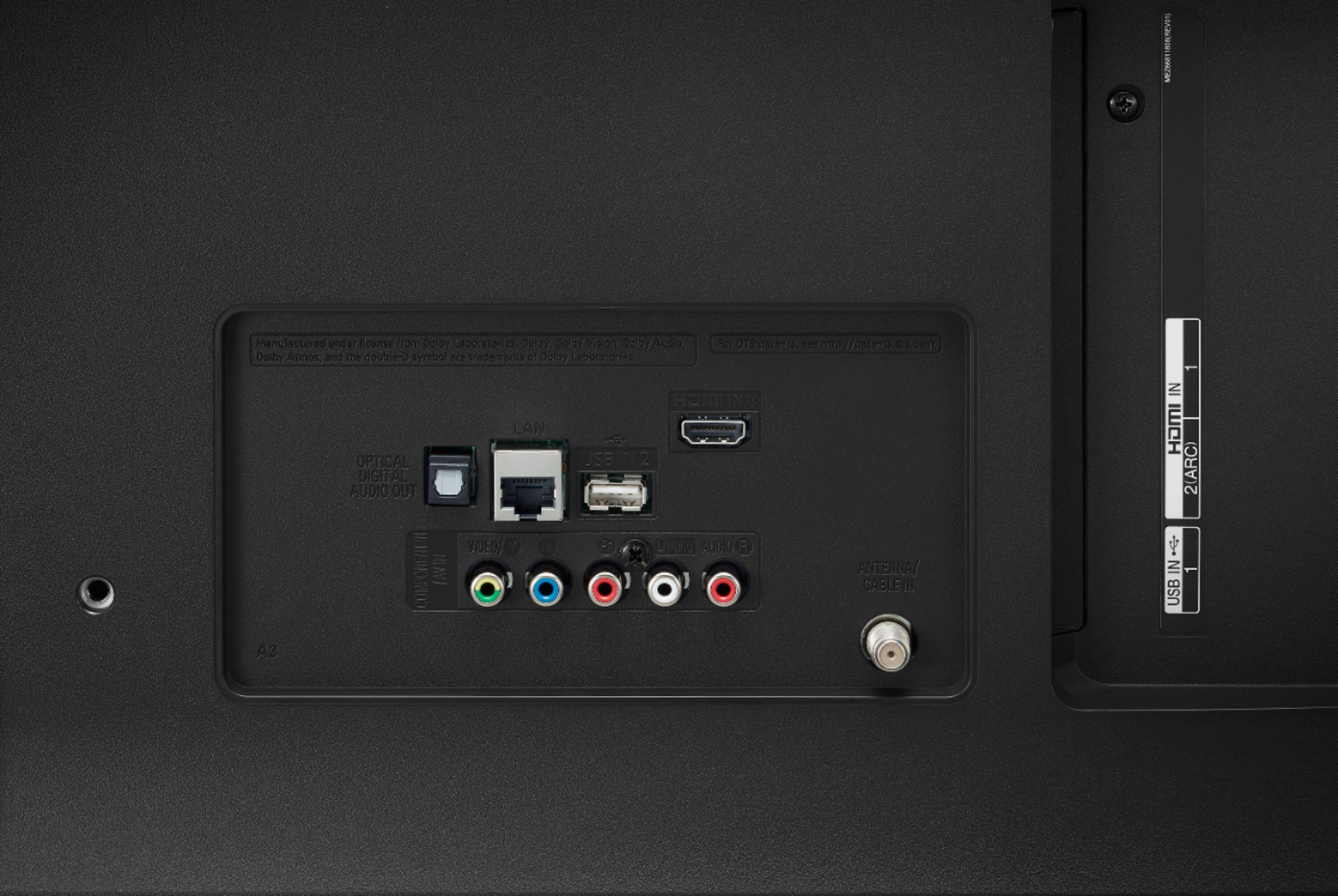 Alt View 2. LG - 43" Class 6 Series LED 4K UHD Smart webOS TV - Black.