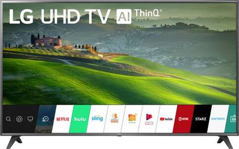 LG - 75" Class - LED - UM6970PUB Series - 2160p - Smart - 4K UHD TV with HDR - Larger Front