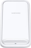 Samsung - 15W Qi Certified Fast Charge Wireless Charging Stand for iPhone/Android - White - Front_Zoom