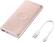 Alt View 13. Samsung - 10,000 mAh Portable Charger for Most Qi and USB Enabled Devices - Pink.