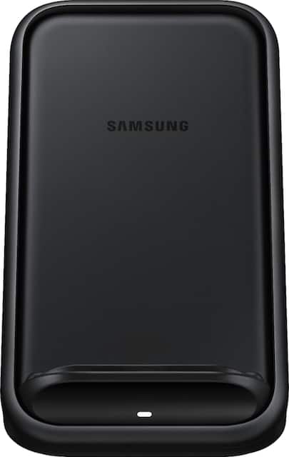 Samsung 15w Qi Certified Fast Charge Wireless Charging Stand For Iphone Android Black