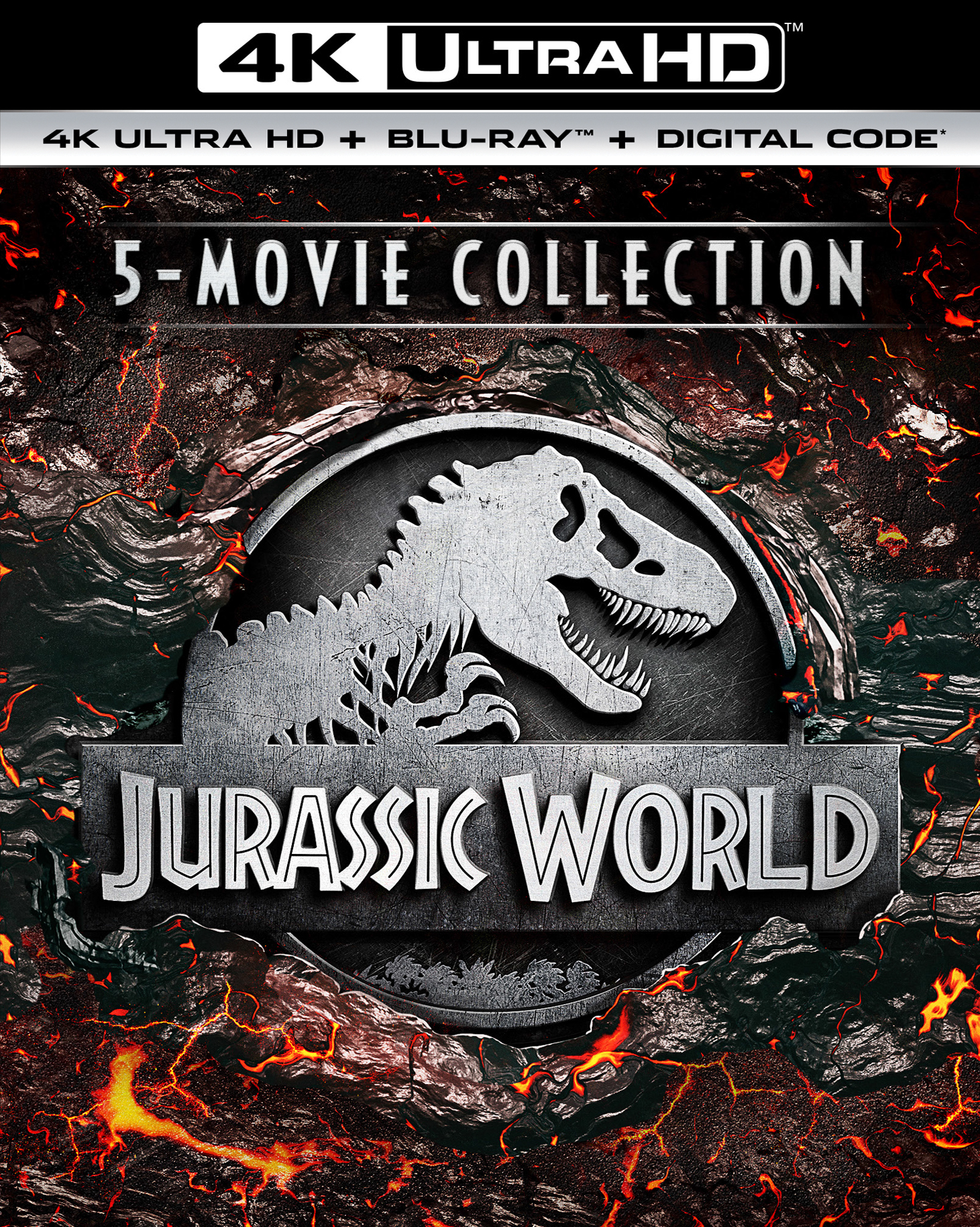 Jurassic World 5-Movie Collection [Includes Digital Copy] [4K Ultra HD Blu-ray]
