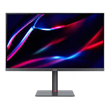 Front. Acer - Nitro XV275U VYMIPRUZX 27" LCD Monitor 160Hz WQHD 2560x1440 1ms Response Time - Gray.