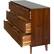 Alt View 11. Walker Edison - Retro Solid Wood 6-Drawer Dresser - Walnut.