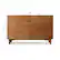 Alt View 21. Walker Edison - Retro Solid Wood 6-Drawer Dresser - Walnut.