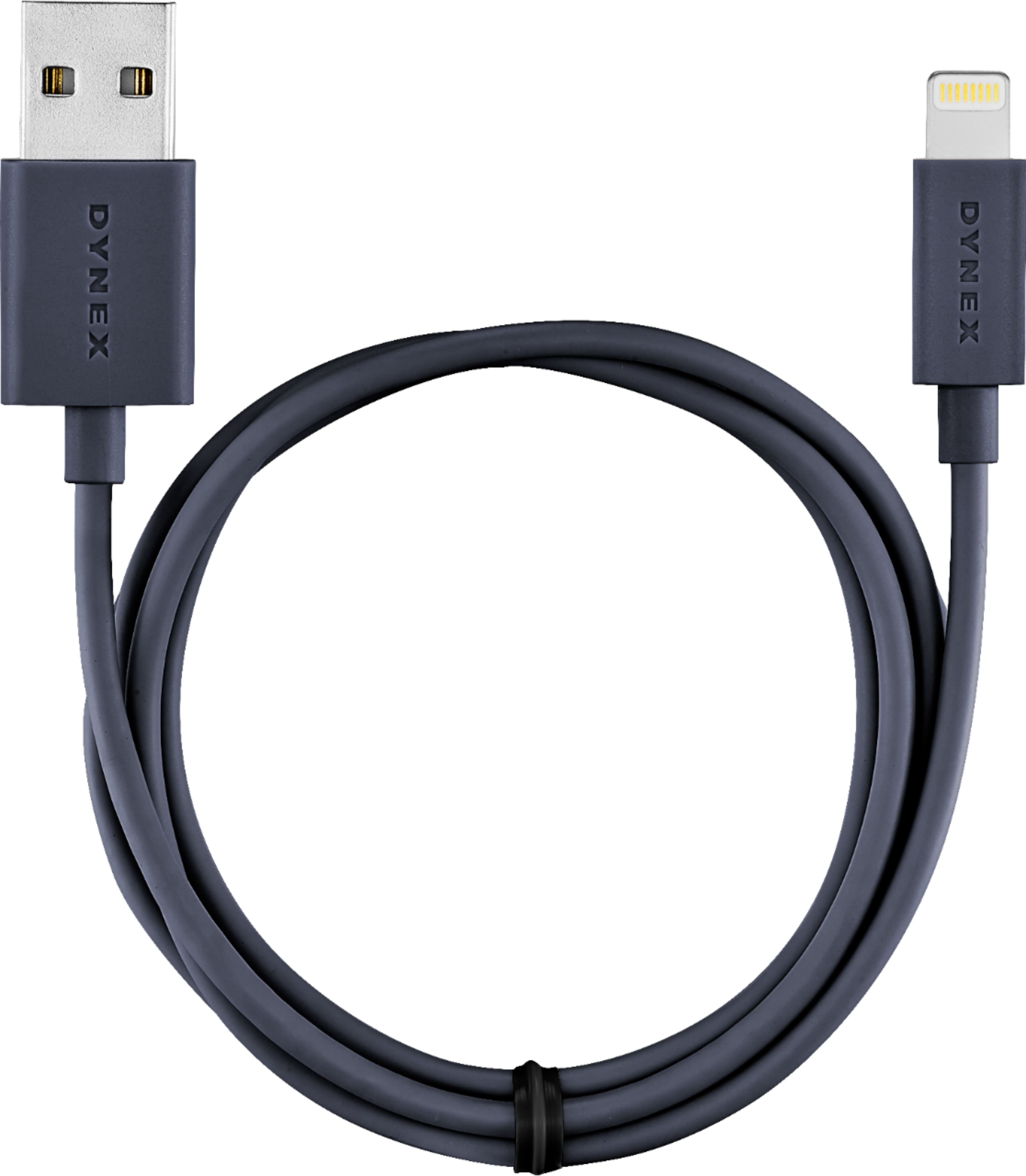 Dynex Usb Type A To Lightning Charge And Sync Cable Midnight Blue Dx Ma Mbh Best Buy