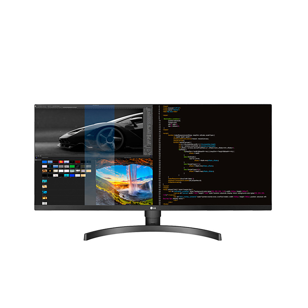 Lg 34 Taa Ips Wfhd Ultrawide Monitor Black 34bl650 B Best Buy